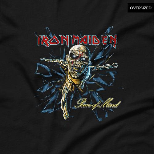 Iron Maiden - POM Shattered Glass Oversized T-Shirt