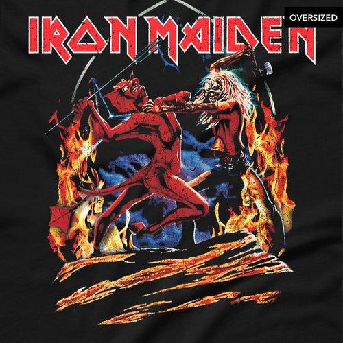 Iron Maiden - Run To The Hills Chapel Oversized T-Shirt