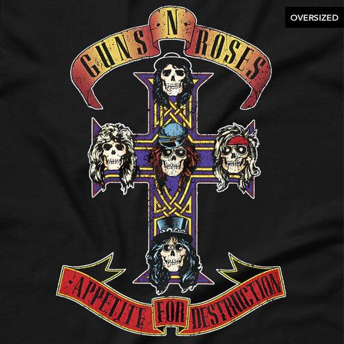 Guns N Roses - Appetite for Destruction Oversized T-Shirt