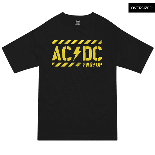 AC DC - PWR Up Oversized T-Shirt