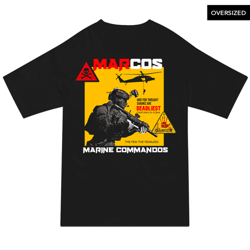 Marcos The Deadliest Creatures in the Ocean Oversized T-Shirt