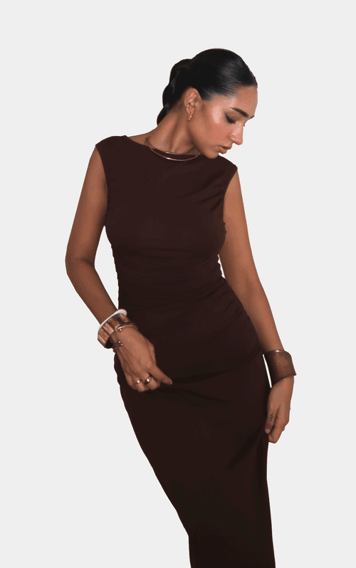 Ruched Maxi Dress