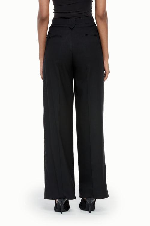 High Waisted Tailored Trousers