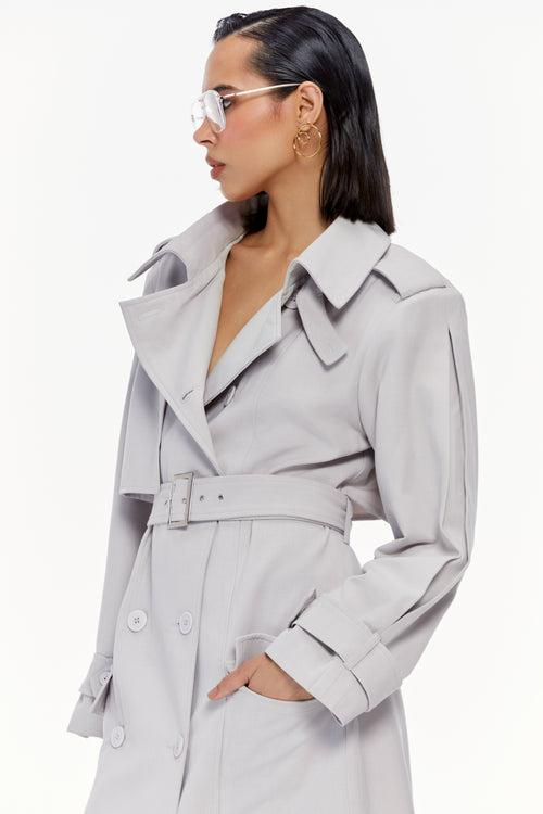 Double-Breasted Trench Coat