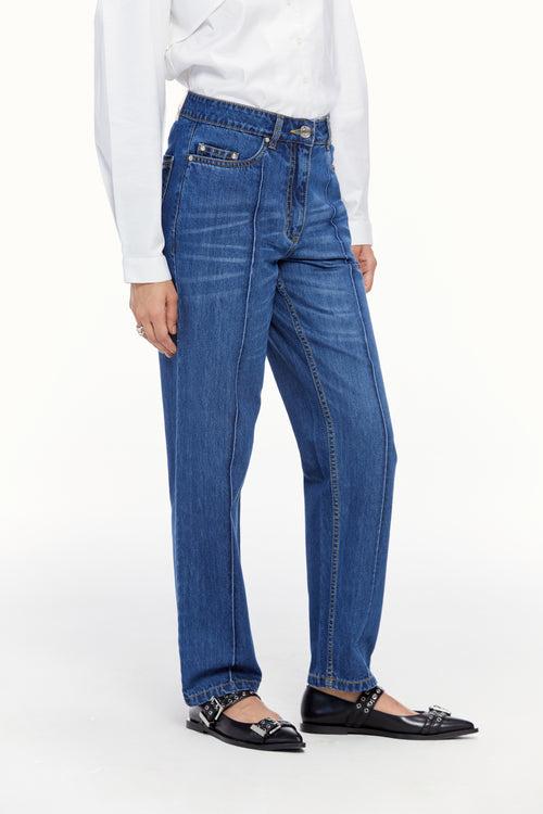 Faux Crease Jeans