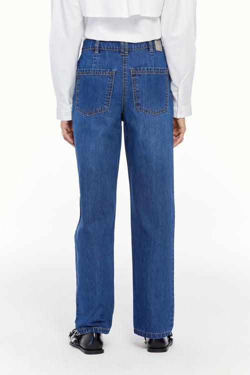 Faux Crease Jeans