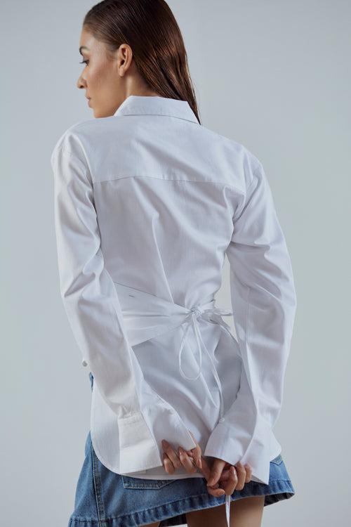 Convertible Wrap Shirt