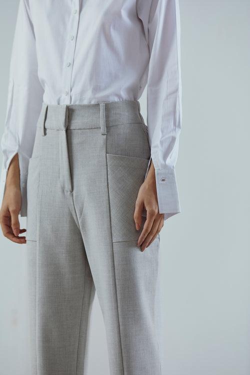 Elasticated Tapered Trousers