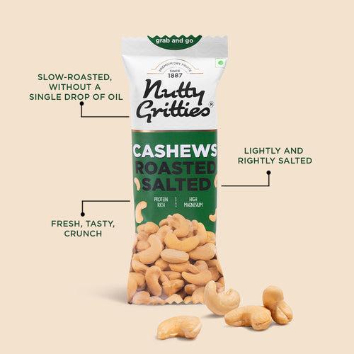 Cashews Roasted, Lightly Salted (Pack 12x40g each) - 480g