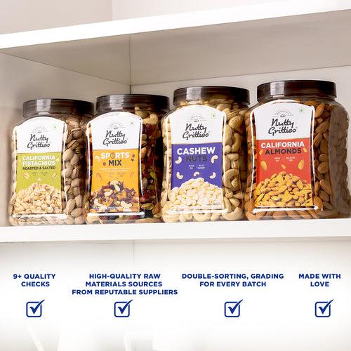 Cashew Nuts Value Pack, Resealable Jar 1kg