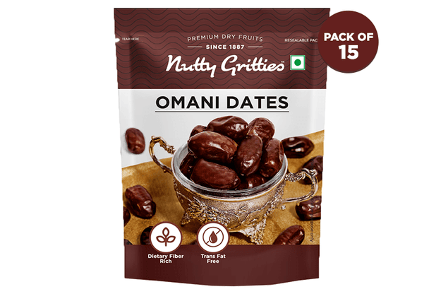 Omani Dates (Pack of 15x35g  each) - 525g