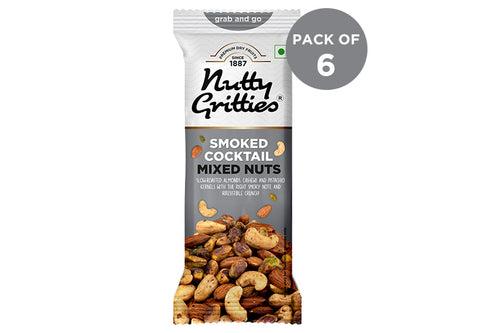 Smoked Cocktail Mixed Nuts (Pack of 6x40g each) 240g