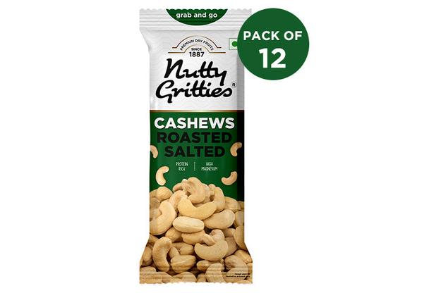 Cashews Roasted, Lightly Salted (Pack 12x40g each) - 480g