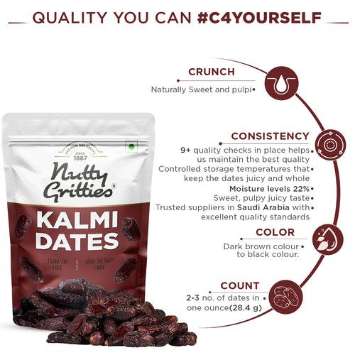 Kalmi Dates (Pack of 5 x 350g Each) - 1.75kg