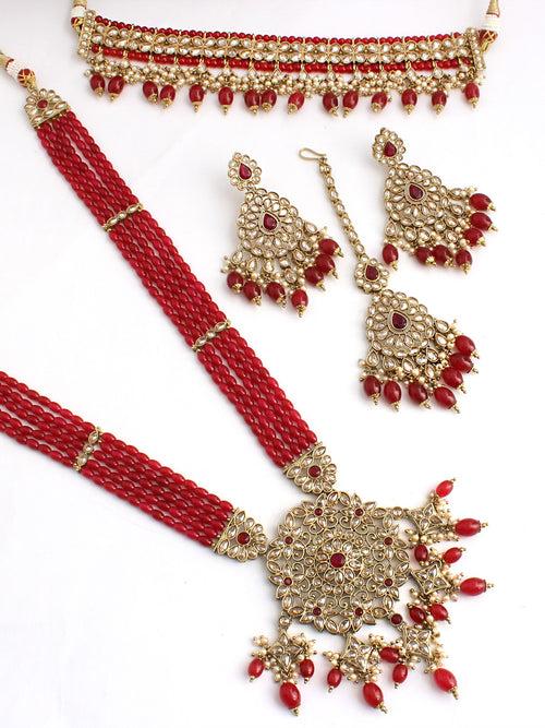 Kinjal Layered Necklace Set