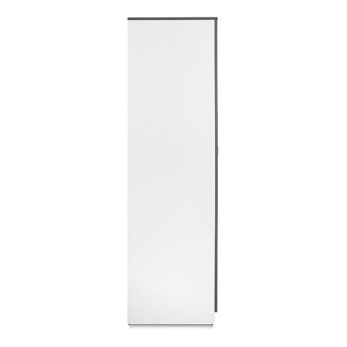 Nilkamal Marbito 2 Door Wardrobe With Mirror (White)