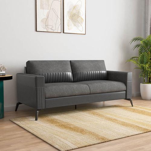 Nilkamal Berlin 3 Seater Sofa (Grey)