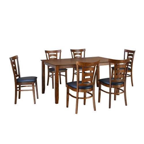 Nilkamal Carter 6 Seater Dining Set (Antique Oak)