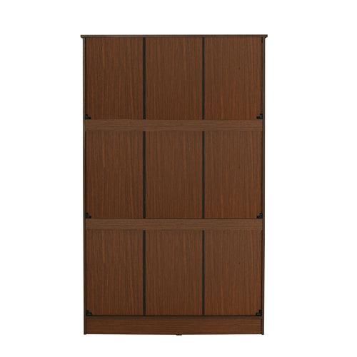 Massif 3 Door Wardrobe With Mirror (Urban Walnut)