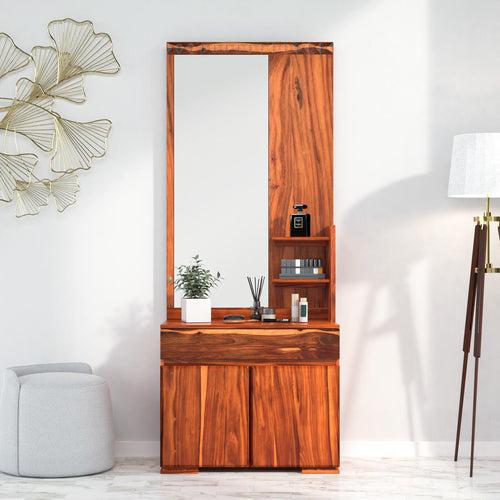 Nilkamal Dewsbury Dresser with Mirror (Walnut)