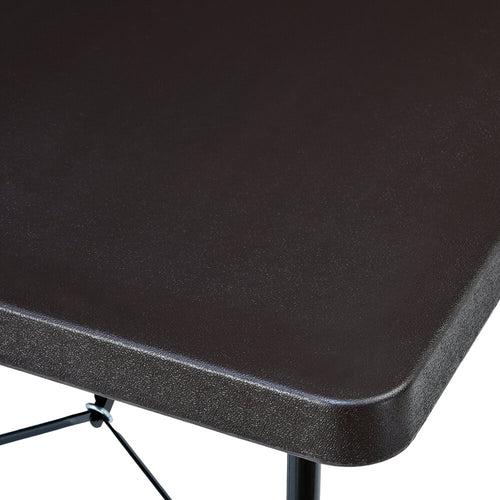 Nilkamal Festive 4 ft Foldable Rectangle Table (Brown)