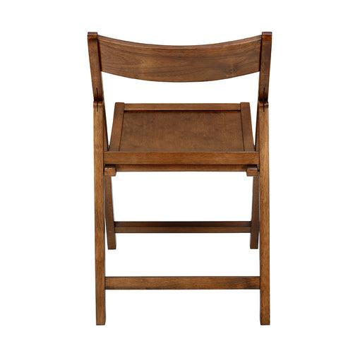 Nilkamal Carven Dining Folding Chair (Walnut)