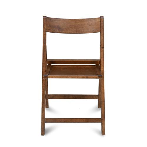 Nilkamal Carven Dining Folding Chair (Walnut)