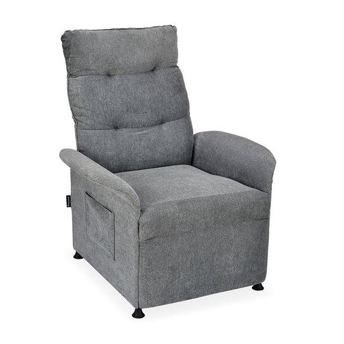 Nilkamal Electro 1 Seater Electric Recliner Sofa (Dark Grey)