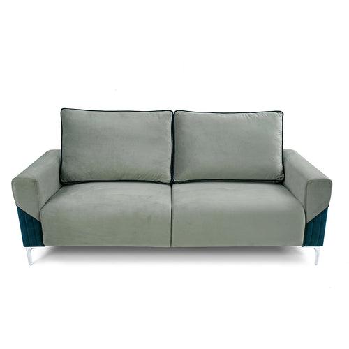 Nilkamal Boston 3 Seater Sofa (Grey & Blue)