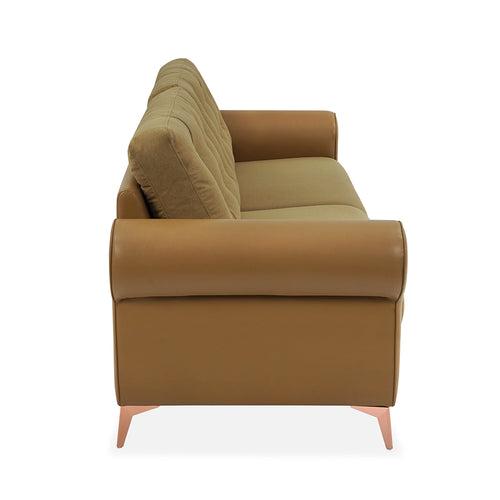 Nilkamal Rippon 3 Seater Sofa (Brown)