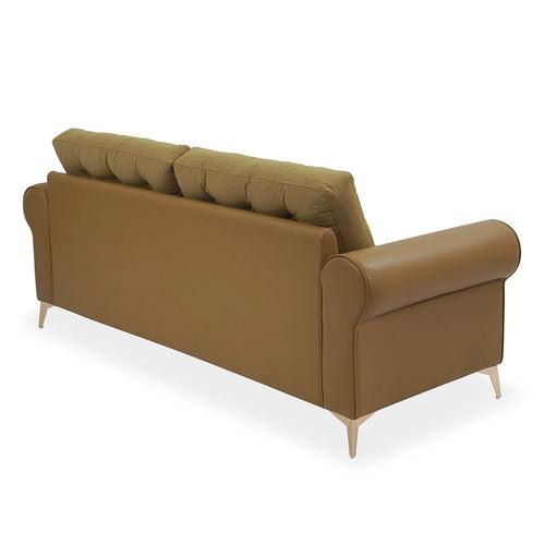 Nilkamal Rippon 3 Seater Sofa (Brown)