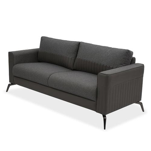 Nilkamal Berlin 3 Seater Sofa (Grey)