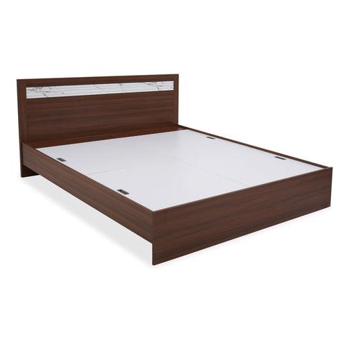 Nilkamal Akin King Bed without Storage (Walnut)