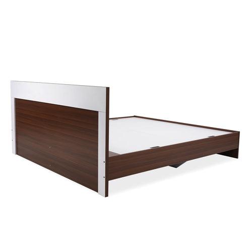 Nilkamal Akin King Bed without Storage (Walnut)