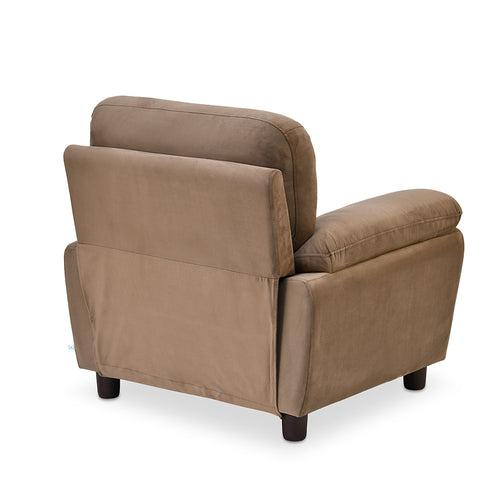 Nilkamal Rebecca 1 Seater Velvette Sofa (Brown)