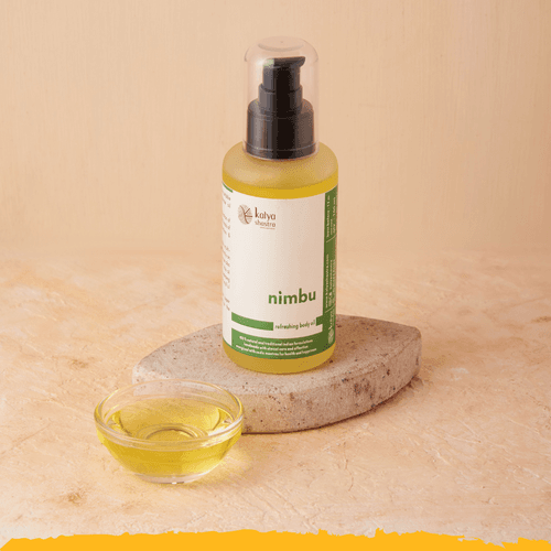 nimbu refreshing body oil