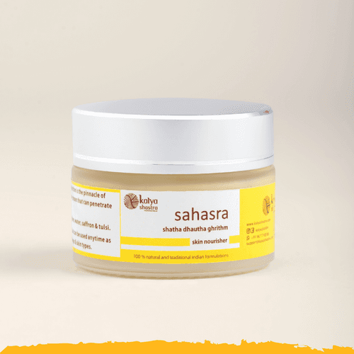 sahasra - 100% natural indian ancient moisturizer - all types of skin and age