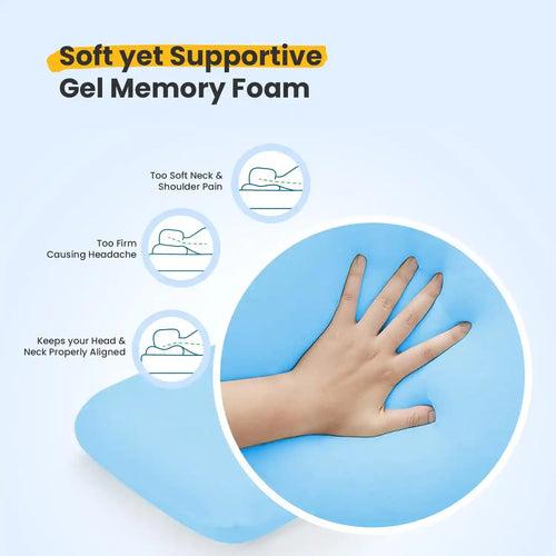 Small Standard Cooling Gel Memory Foam Pillow