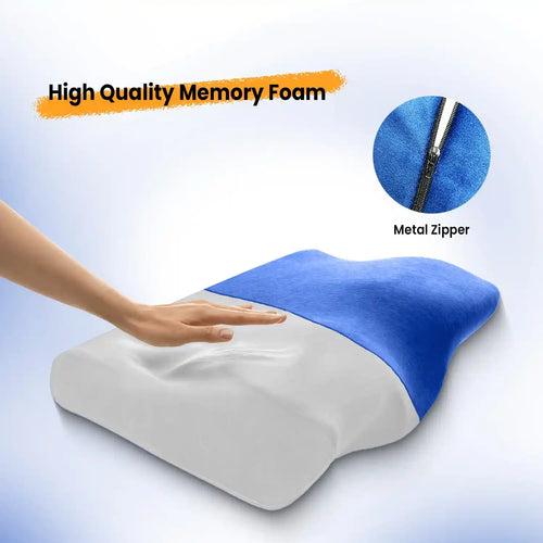 Orthopedic Memory Foam Cervical Butterfly Pillow for Neck & Shoulder Pain