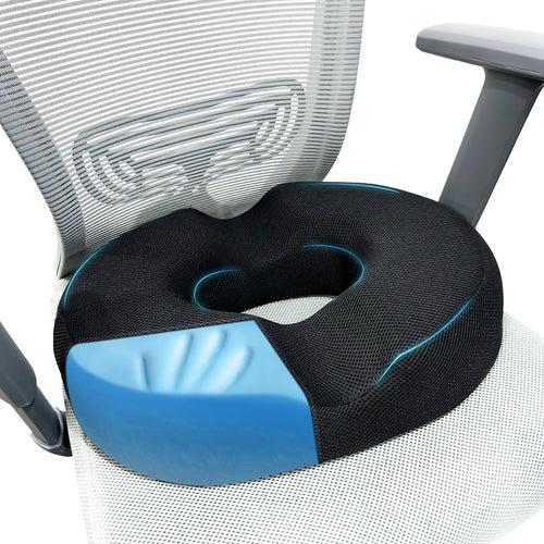 Orthopedic Memory Foam Donut Seat Cushion with Cooling Gel