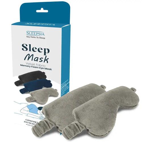 Memory Foam Sleeping Eye Mask - Velvet Fabric