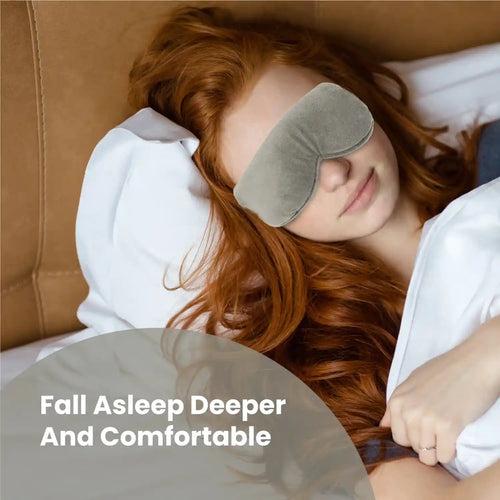 Memory Foam Sleeping Eye Mask - Velvet Fabric (Pack of 2)