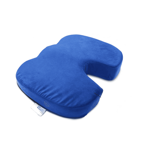 Orthopedic Memory Foam U-Shaped Coccyx Seat Cushion with Ventilated Cooling Gel for Tailbone, Sciatica & Back Pain Relief