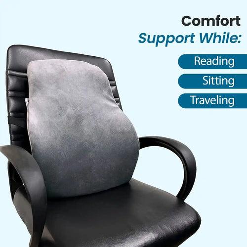 Orthopedic Memory Foam Lumbar Support Backrest Cushion with Cooling Gel