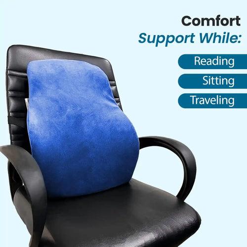 Orthopedic Memory Foam Lumbar Support Backrest Cushion with Cooling Gel