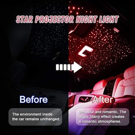 Illuminate Your Ride with the Red Star Lamp USB Car Fancy Light