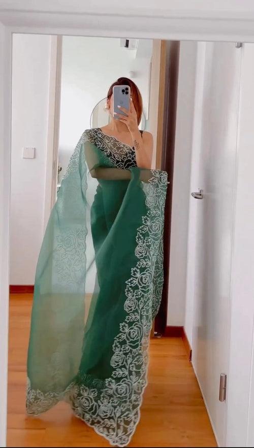 Beautiful Designer Ready To Wear Saree