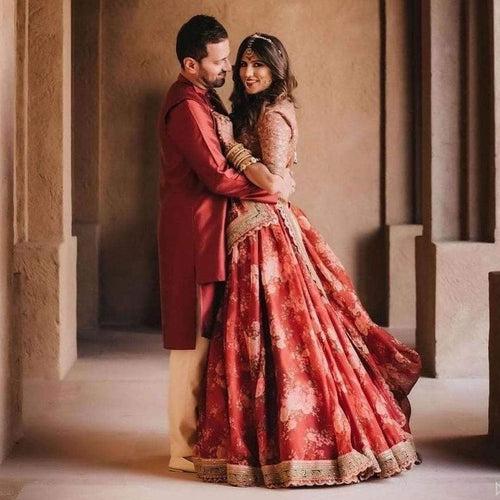 Beautiful Red Bridal Lehenga