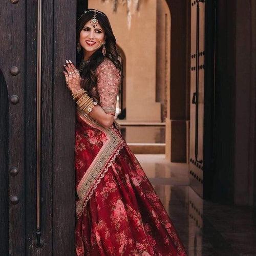 Beautiful Red Bridal Lehenga