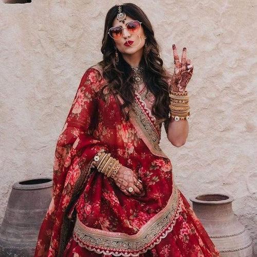 Beautiful Red Bridal Lehenga